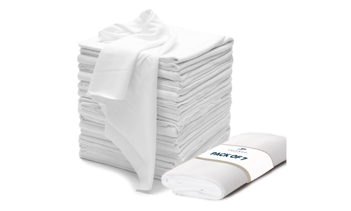 VALENGO New Lint Free Rags – 100% Cotton Cloth, Soft T-Shirt Rags, Lint Free Cloth for Staining Wood, Cast Iron, Dusting, Polishing, Painting and Cleaning –...
