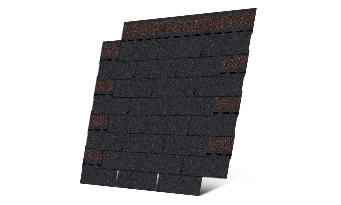 Roofing Shingles 3-Tab (Black) 8-Pack 39.4"x13.1",Asphalt Shingles for House Shed Roof Tiles Repair Decor