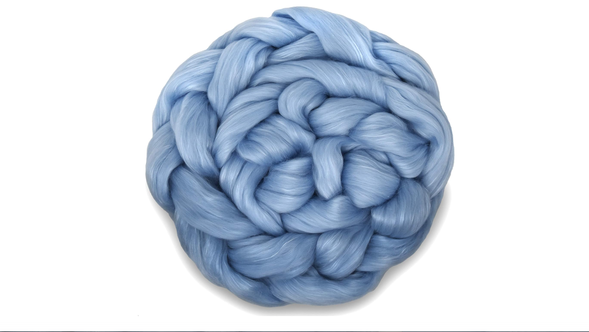 Cashmere Indulgence Blend of Superfine Merino and Mulberry Silk with a Touch of Cashmere for Superior Softness. Luxurious Fiber for Spinning, Felting.... 