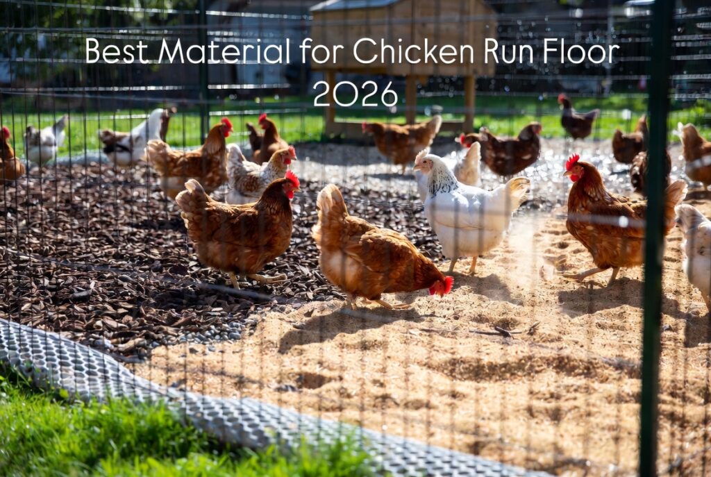 best material for chicken run floor