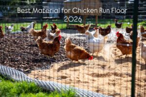 best material for chicken run floor