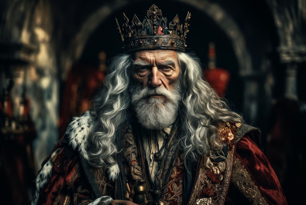 King Lear character portrait Shakespeare tragedy analysis