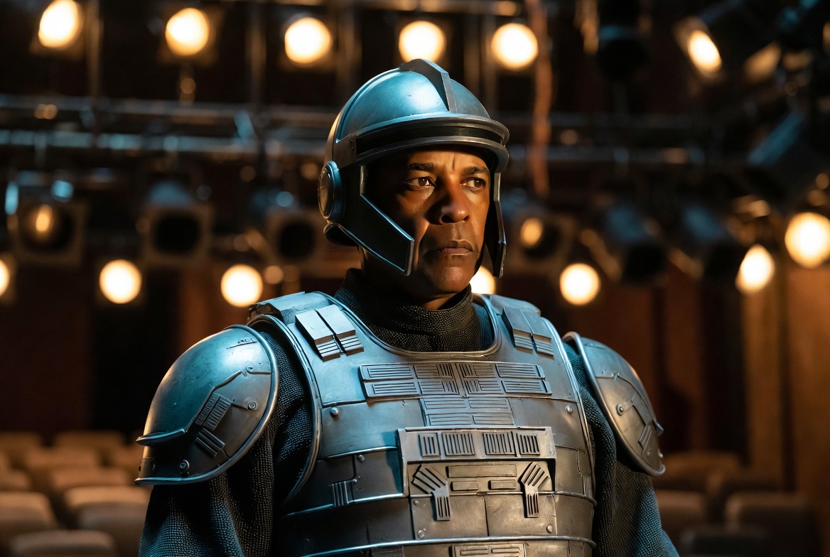 Behind the scenes Denzel Washington Othello Broadway rehearsal