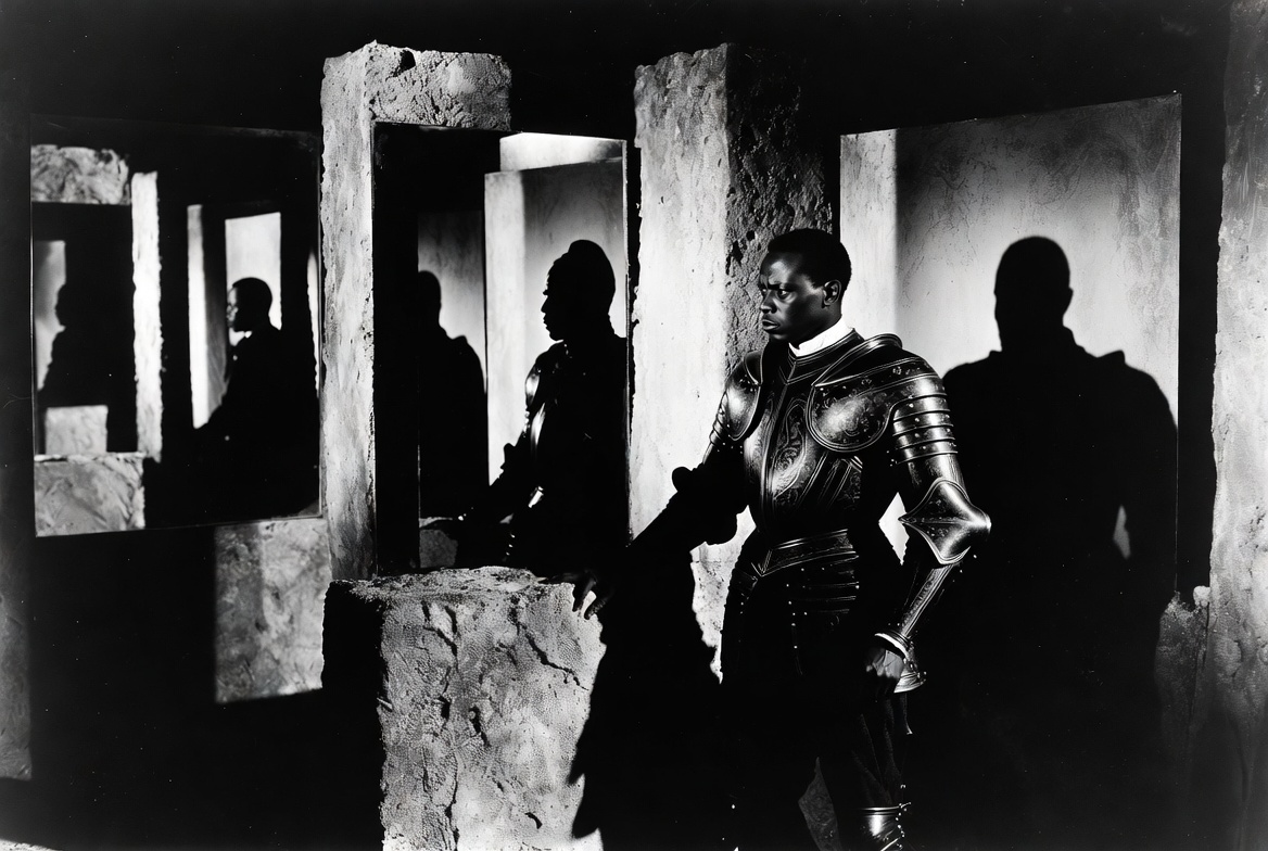 Orson Welles Othello 1952 movie adaptation scene