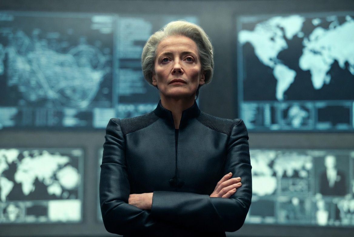 Emma Thompson as Goneril in King Lear 2018 modern adaptation