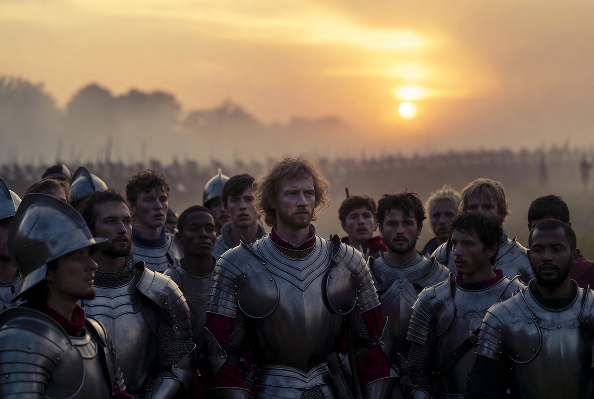 Henry V leadership band of brothers scene from Shakespeare play modern relevance