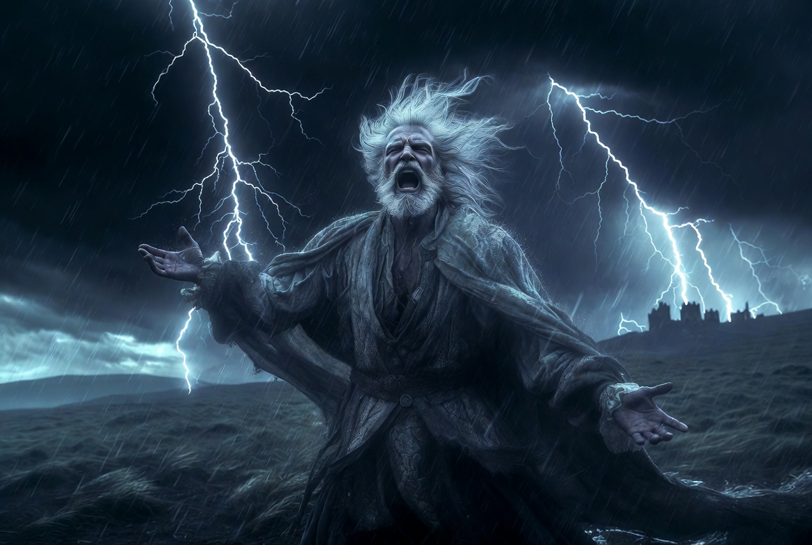 King Lear storm scene Act 3 Shakespeare tragedy heath madness