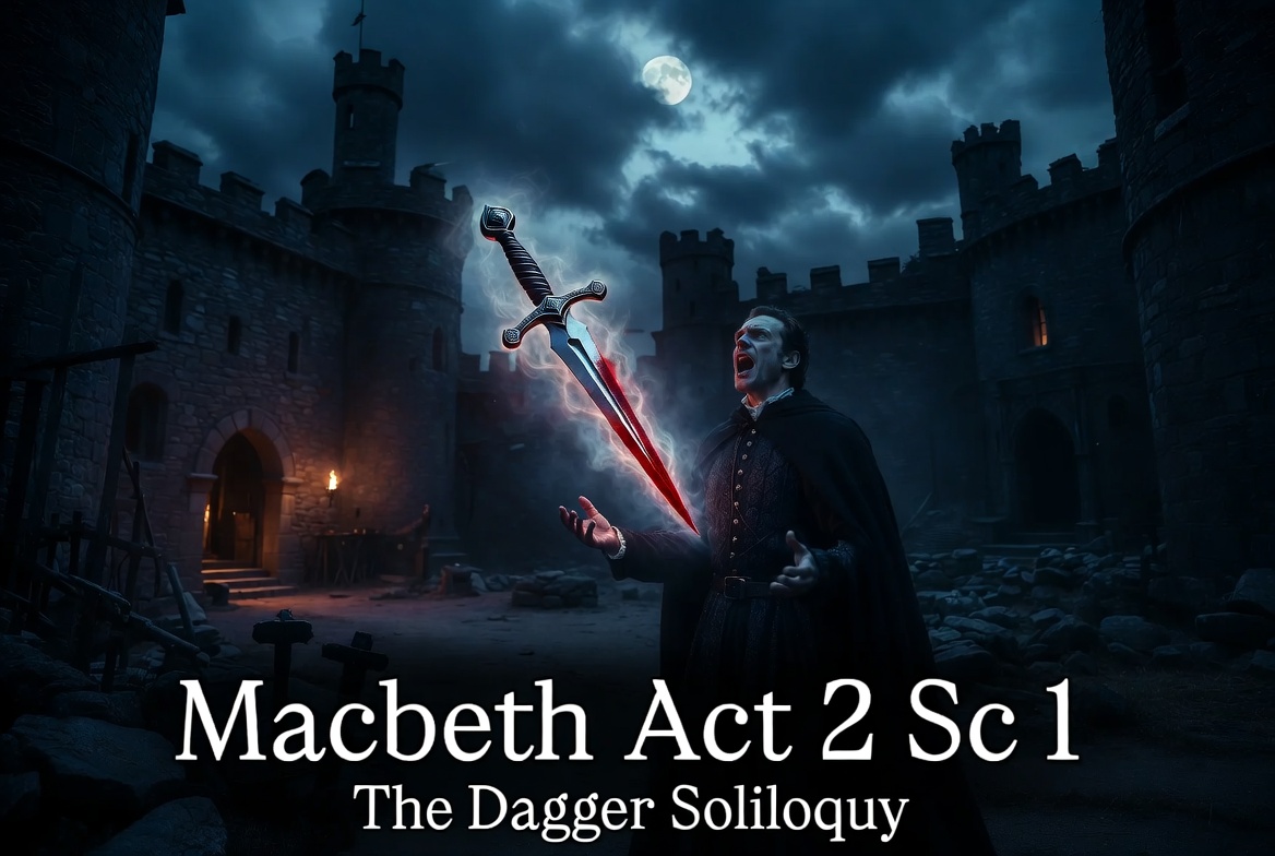 Macbeth Act 2 Sc 1 Dagger Soliloquy Summary & Analysis