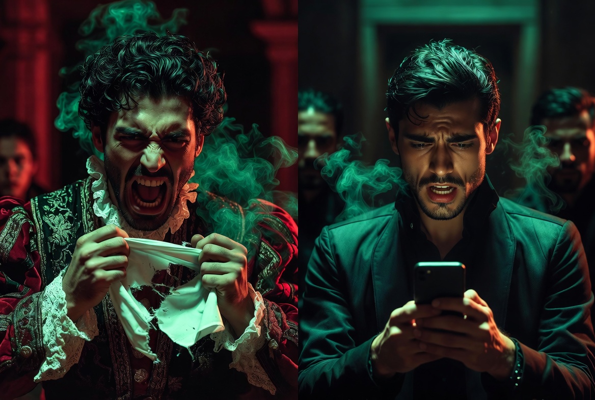 Othello syndrome literary psychology comparison Shakespeare and modern delusion