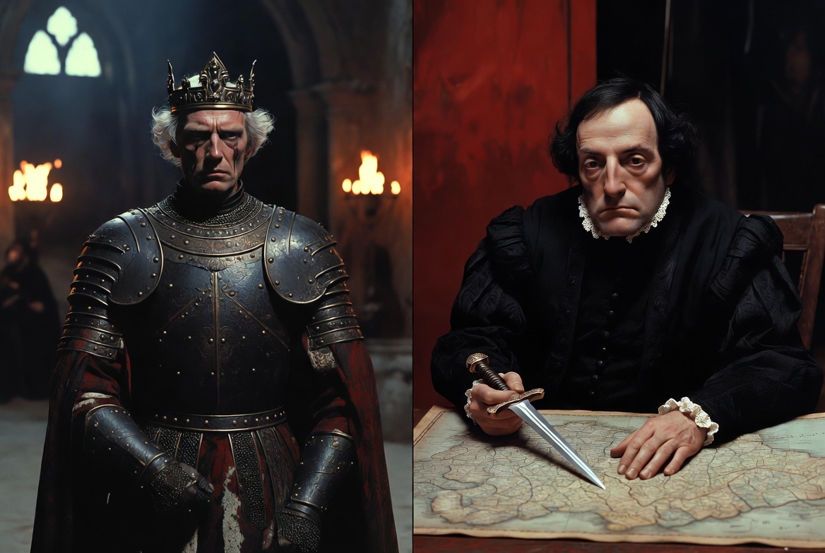 Richard III Shakespeare character echoing Henry the Cruel medieval brutality