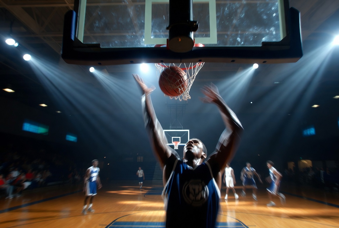 cinematic basketball action from o othello film 2001 adaptation