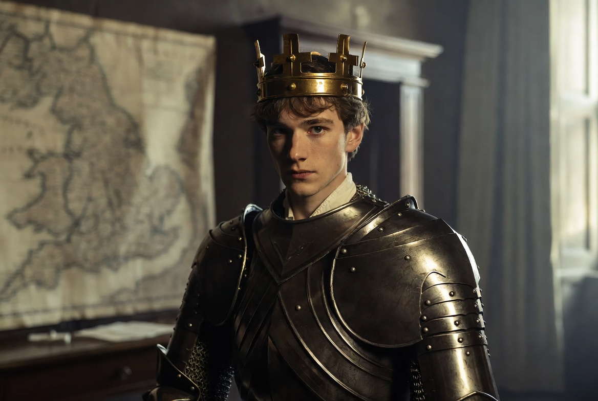 Original Globe Theatre stage during Shakespeare’s Henry V performance 1599