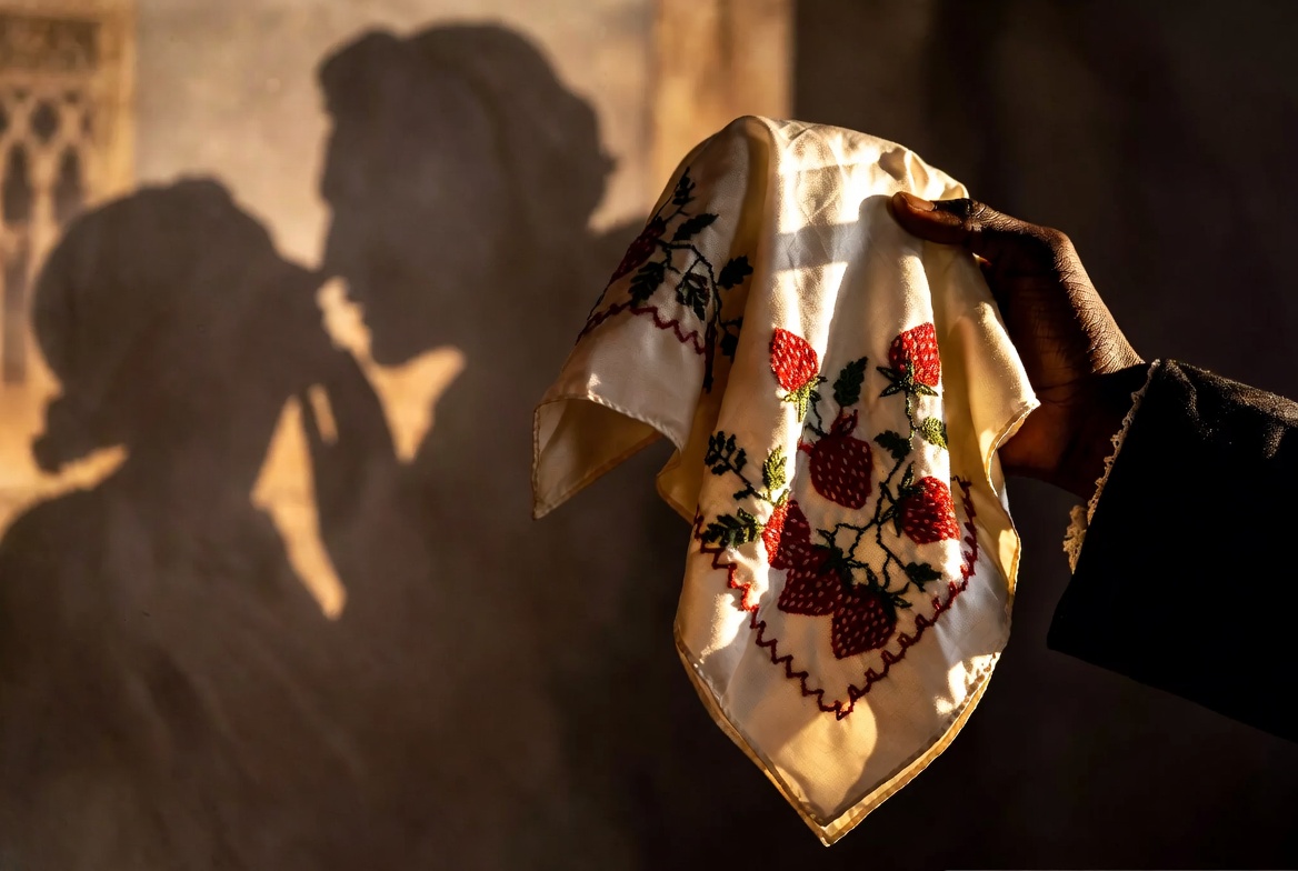 Symbolism and literary devices in Othello outline featuring the iconic strawberry handkerchief as a key symbol in Shakespeare’s tragedy