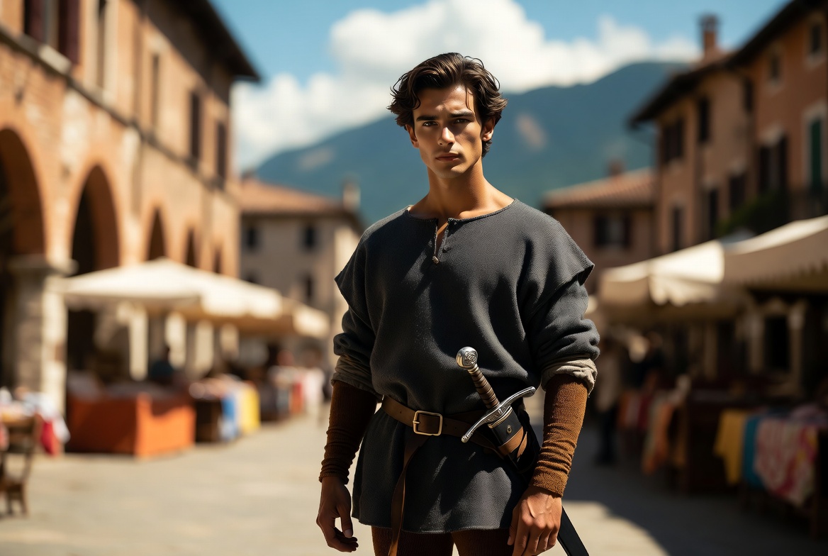 Abraham Montague servant character profile illustration from Shakespeare’s Romeo and Juliet Act 1 Scene 1