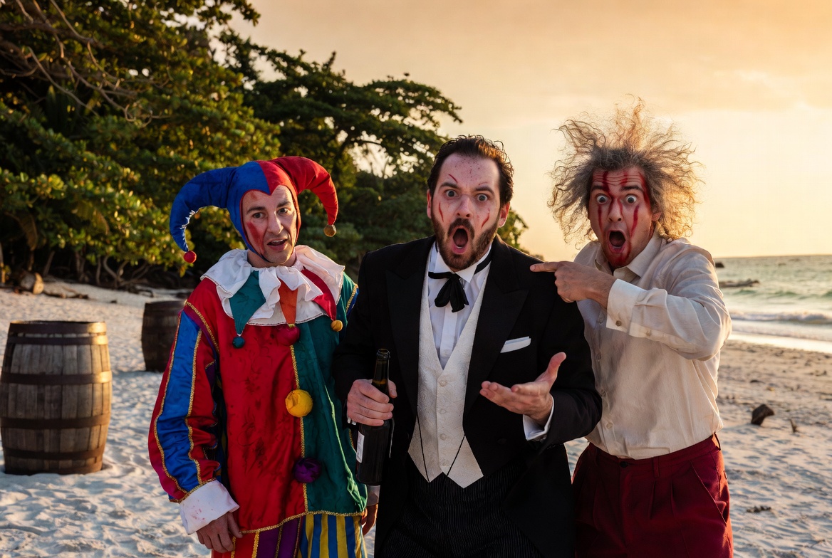 Stephano Trinculo and Caliban comic subplot in The Tempest