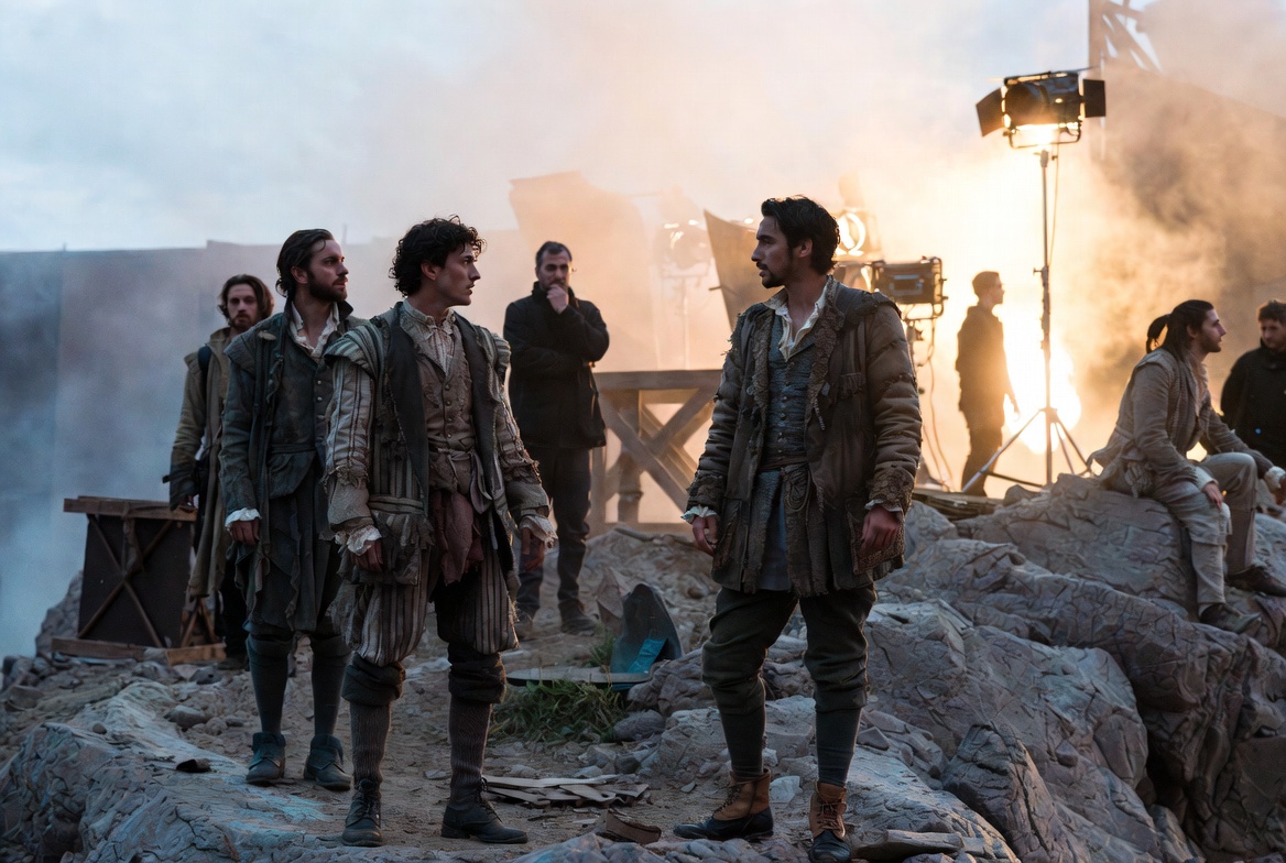 Behind the scenes filmmaking inspired by The Tempest movie cast production