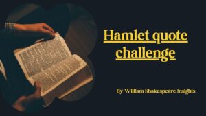 Hamlet quote challenge