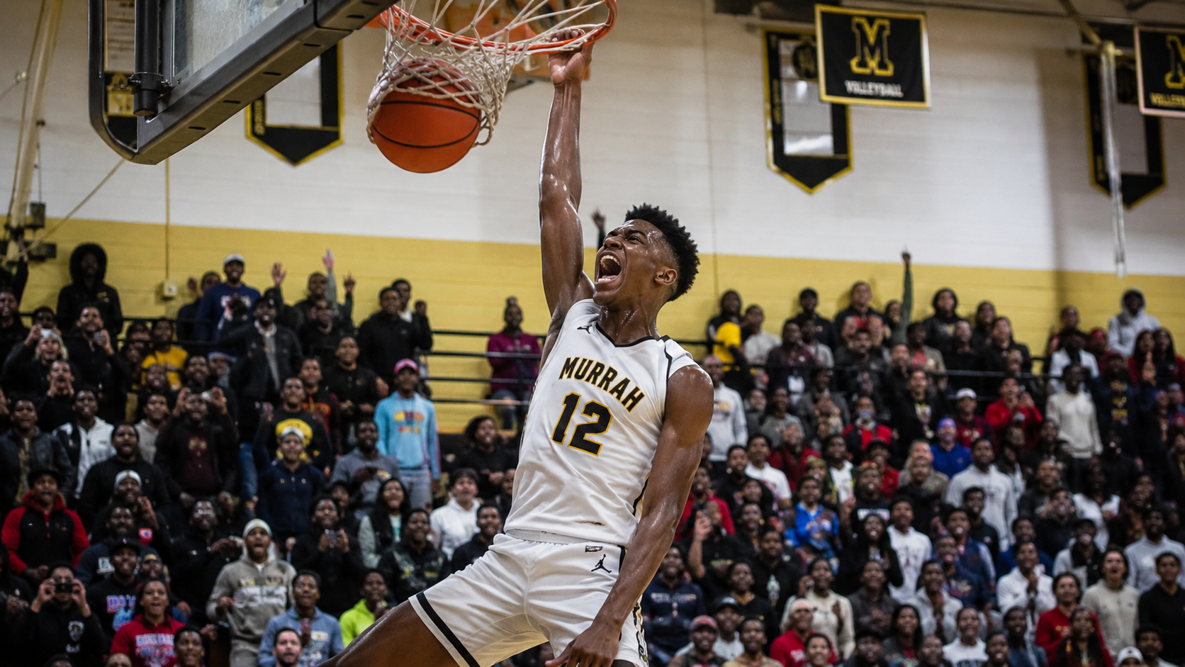 Othella Harrington high school basketball dunk action