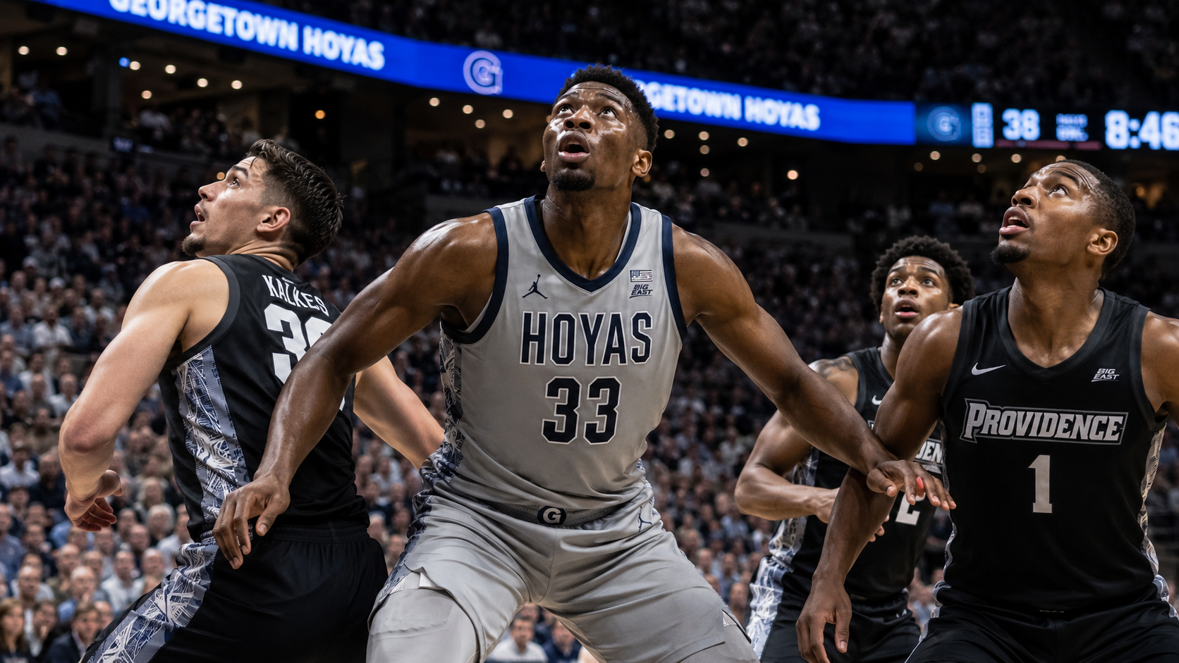 Othella Harrington Georgetown Hoyas college basketball action