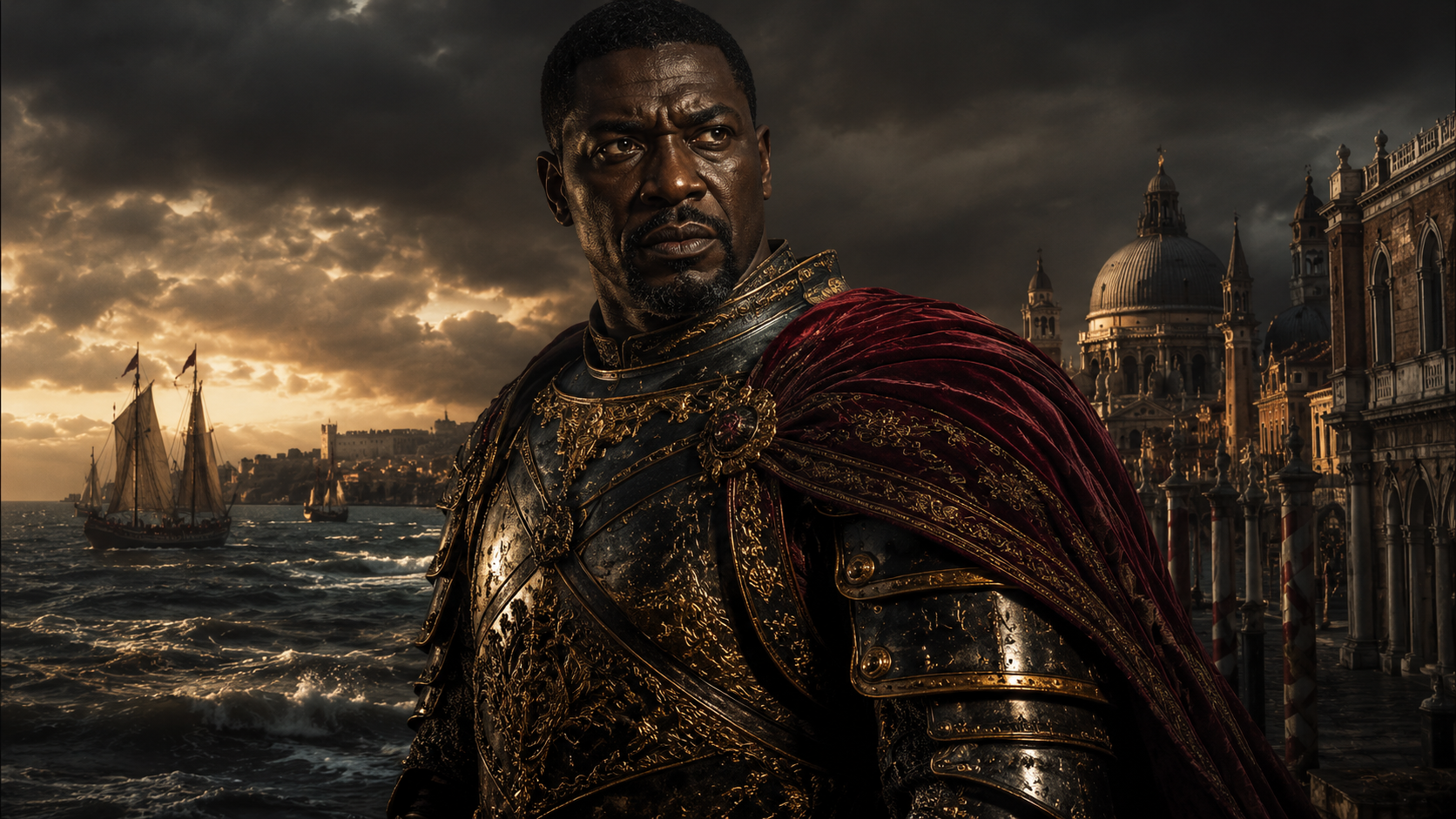 Othello the Moor of Venice character portrait - Shakespeare's tragic hero
