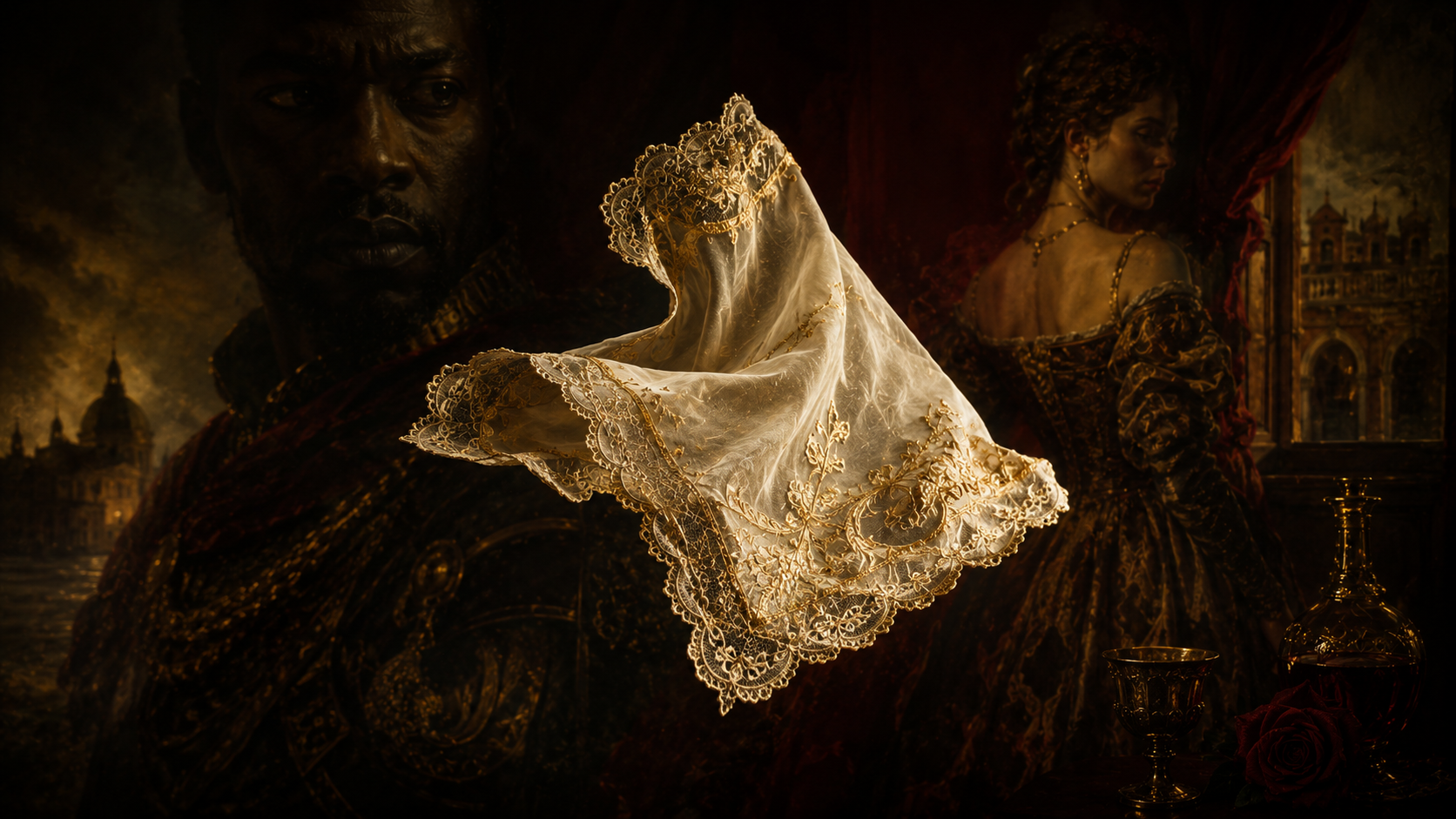 The handkerchief symbol in Shakespeare's Othello tragedy