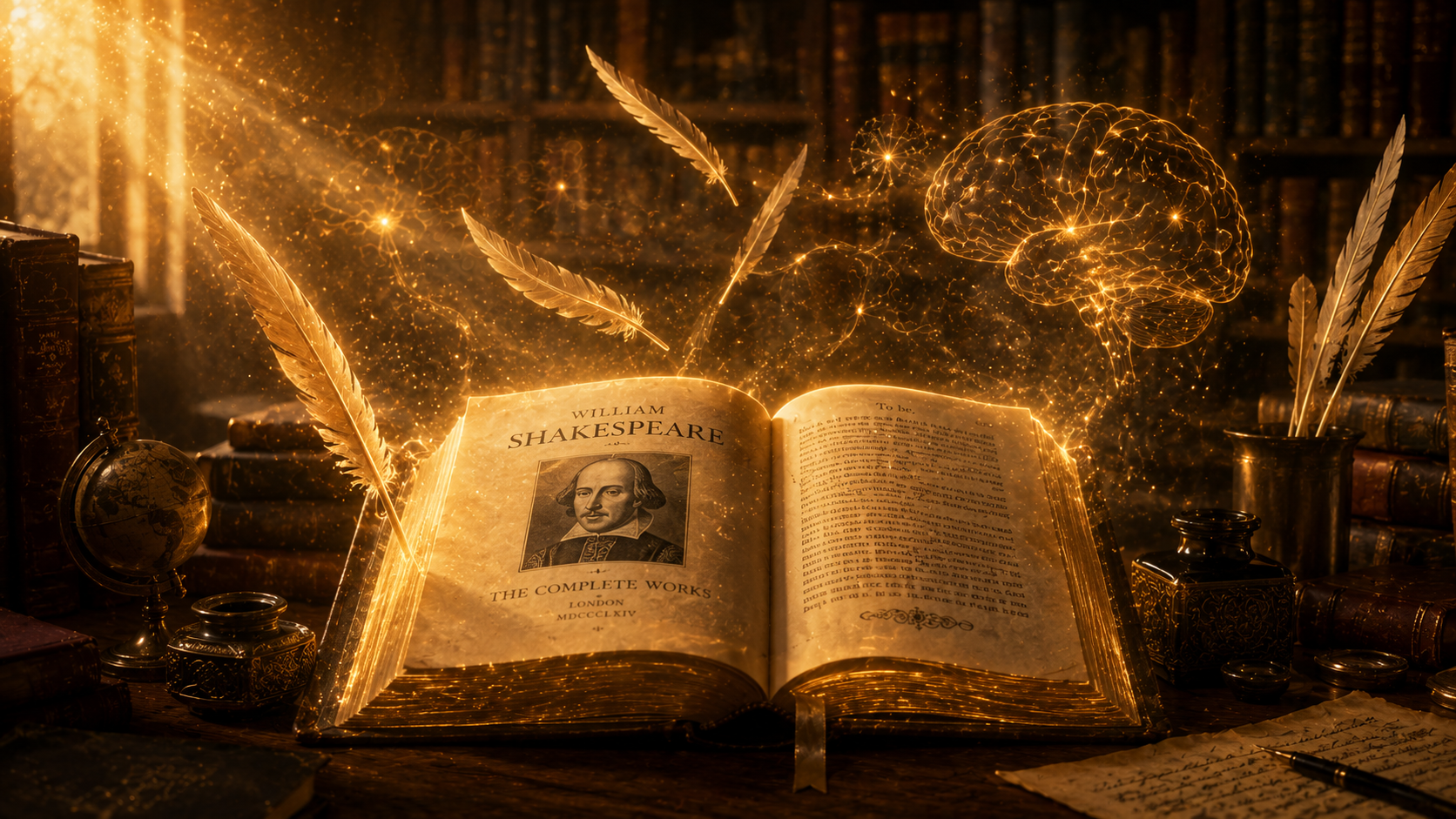 Shakespeare’s works providing deep intellectual nourishment and mental stimulation