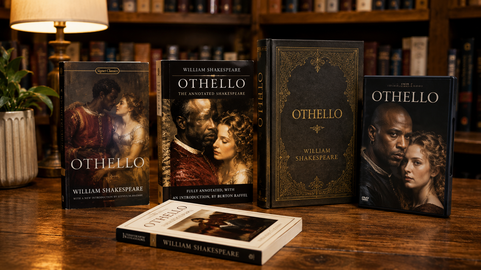 Othello book and DVD editions available at Walmart