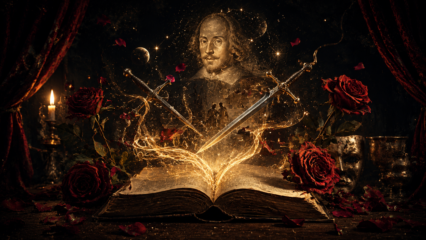 Shakespearean sonnet and literary symbolism in Romeo and Juliet prologue