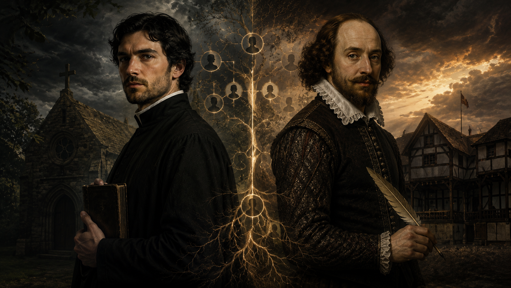 Shakespeare and Robert Southwell family connection illustration