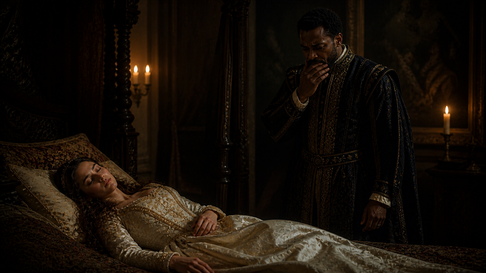 The tragic death of Desdemona in Othello’s final scene
