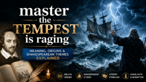 master the tempest is raging