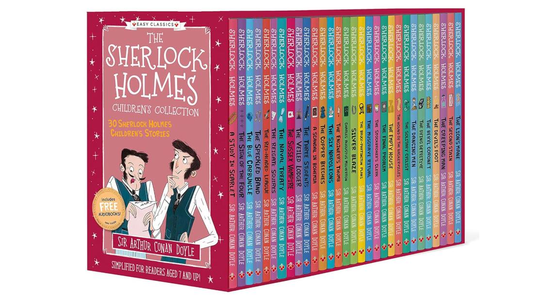 The Sherlock Holmes Children’s Collection: 30 Book Box Set (A Study in Scarlet, The Sign of the Four ... The Final Problem, The Hound of the Baskervilles)