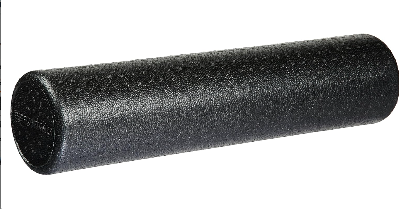 Amazon Basics High Density Foam Roller for Exercise and Recovery, 24 Inches, Black