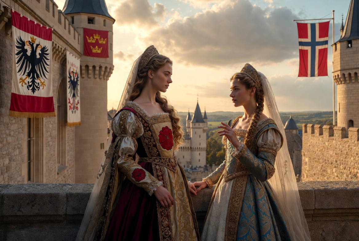 Blanche and Philippa of Lancaster royal sisters of Henry V diplomatic marriages