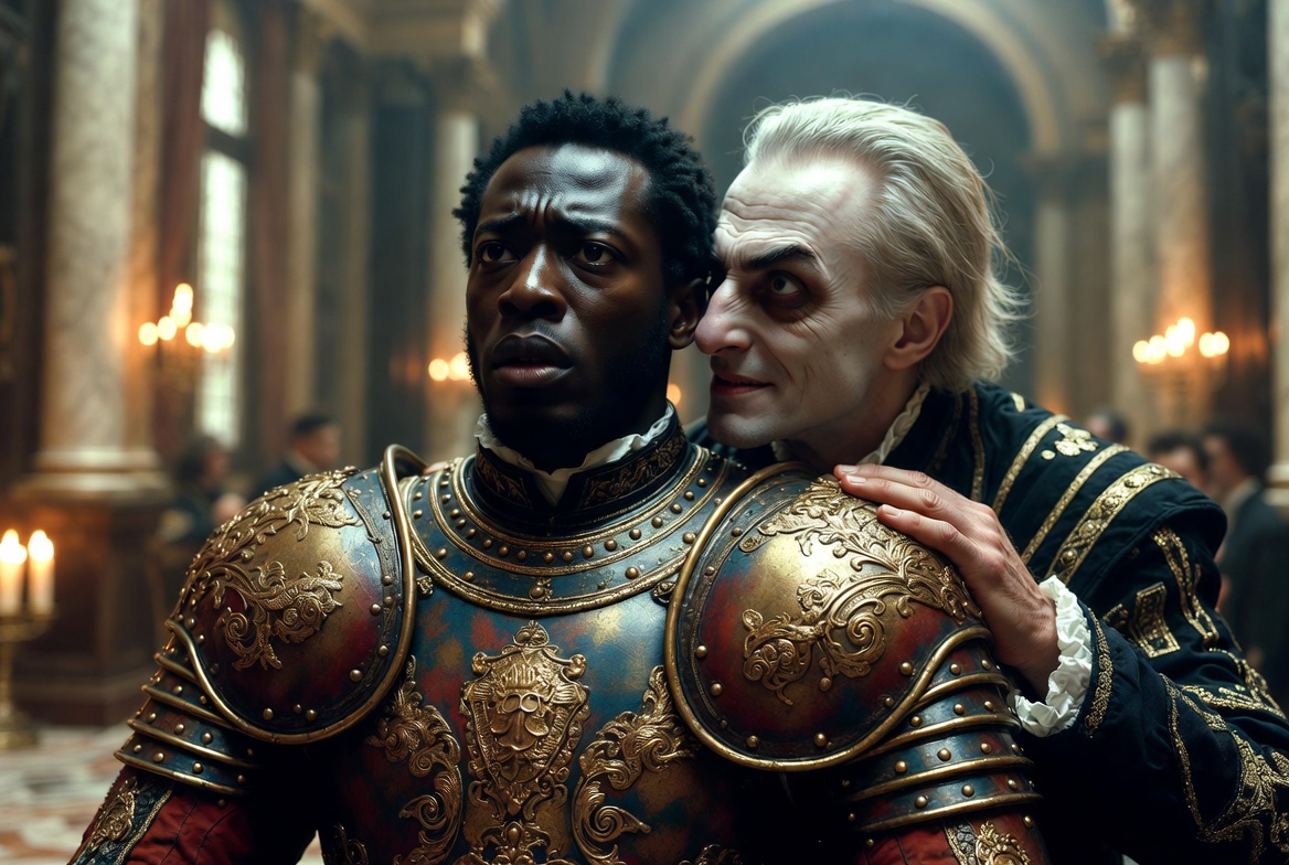 Iago manipulating Othello in Shakespeare’s tragedy