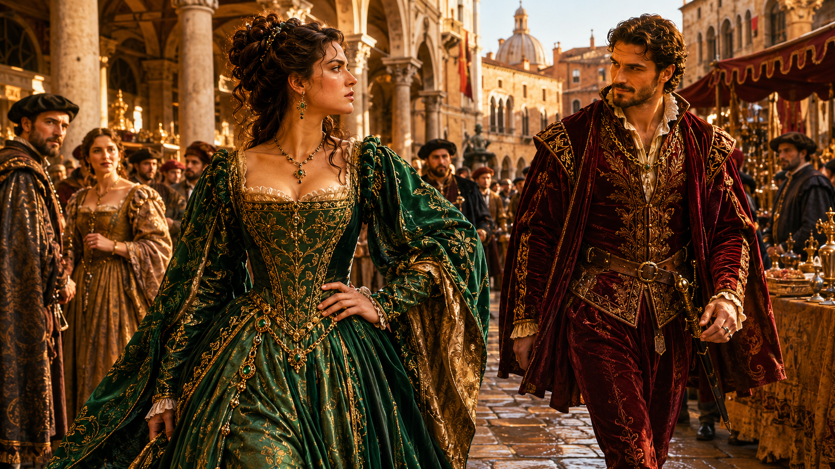 Shakespeare The Taming of the Shrew original play scene in Renaissance Padua setting