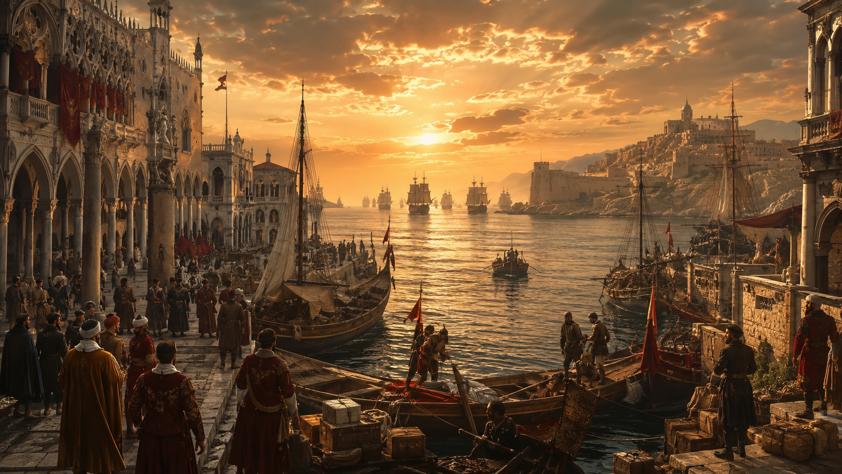 Renaissance Venice and Cyprus setting from Shakespeare's Othello showing historical military and cultural backdrop