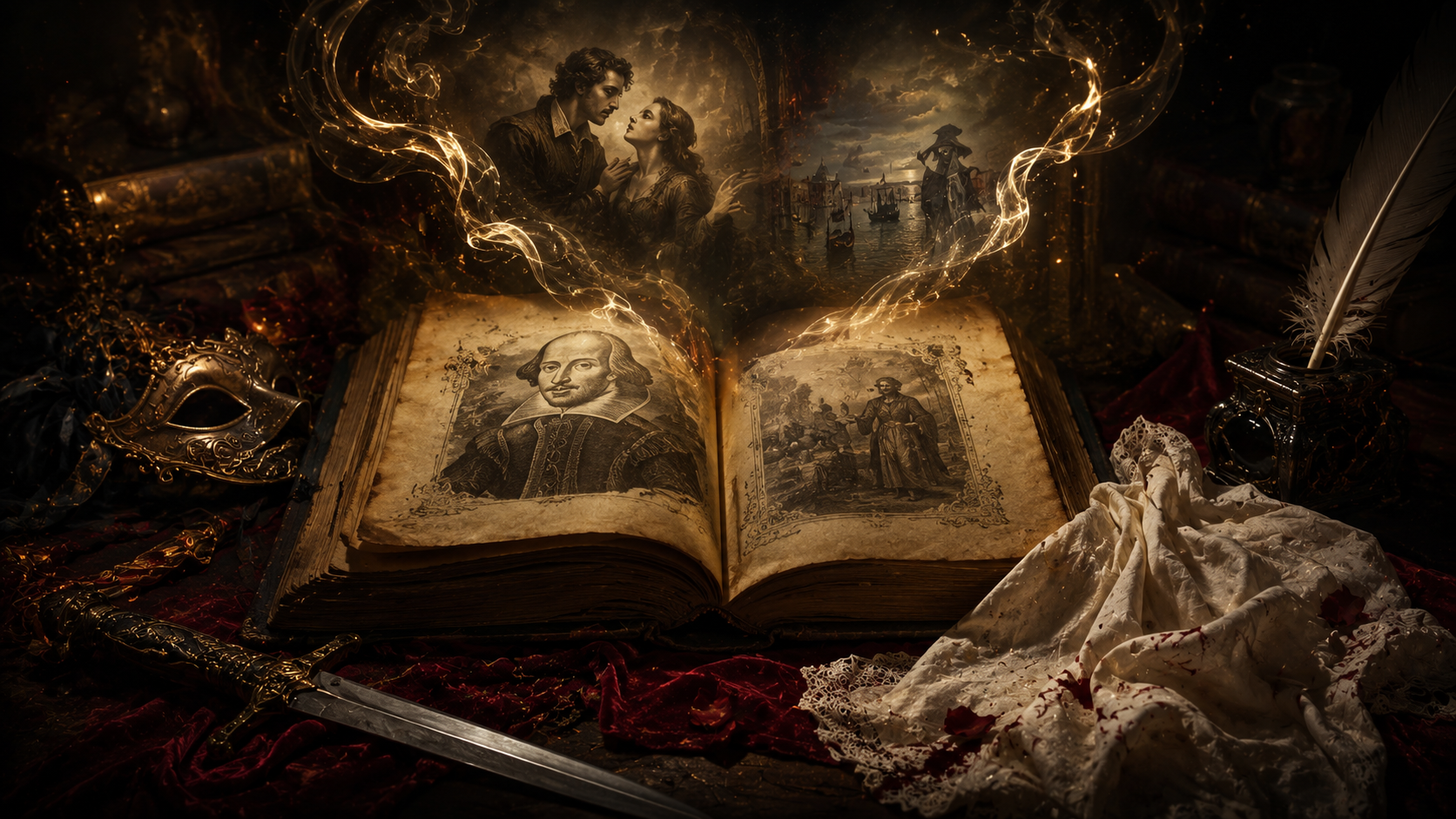 Literary symbolism and devices in Othello by William Shakespeare