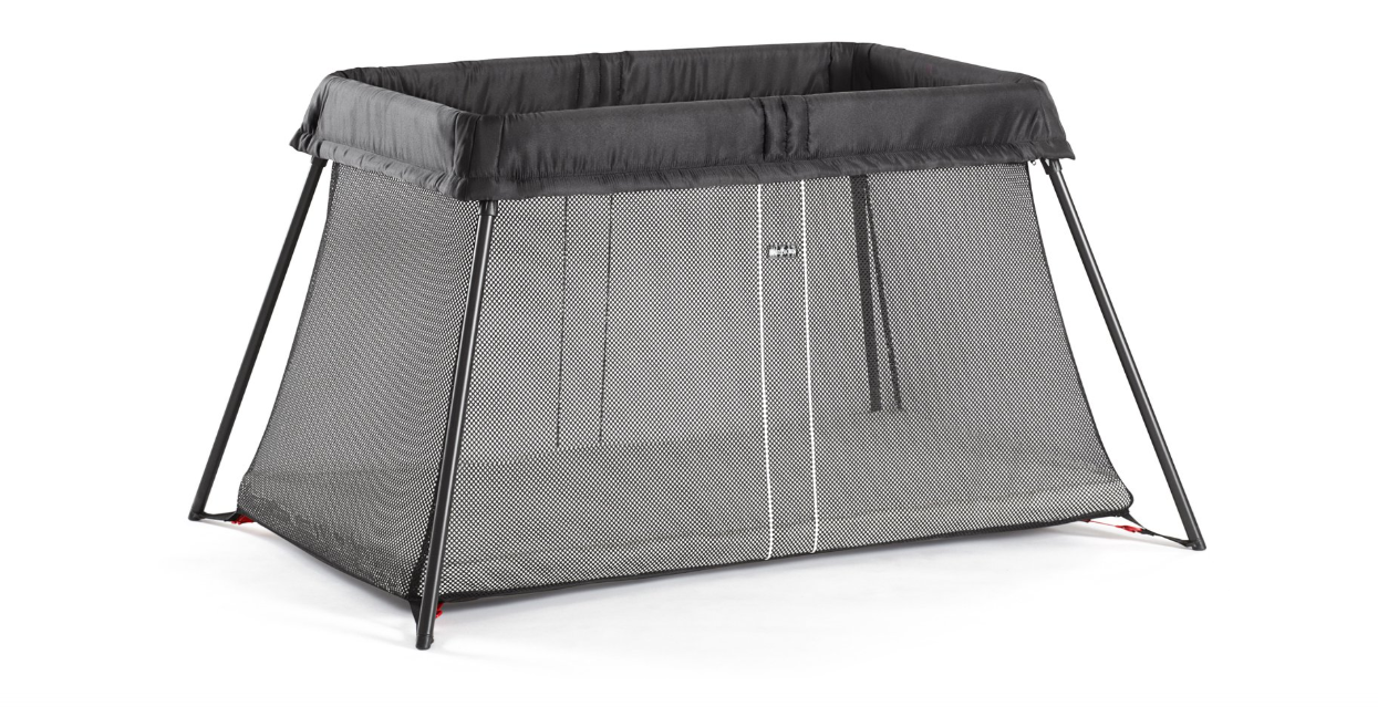 BabyBjörn Travel Crib Light - Black (040280US), One Size