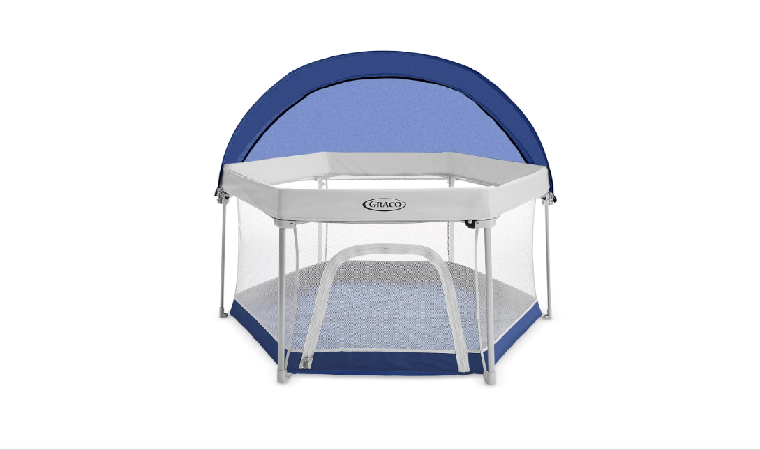 Graco® Pack 'n Play LiteTraveler LX Playard Outdoor and Indoor Playspace with Compact Fold UV Canopy