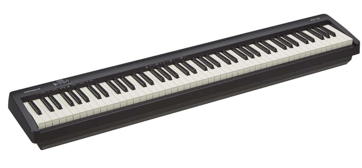 Roland FP-10 | Compact 88-Note Digital Piano | SuperNATURAL Piano Tones | Authentic Acoustic Feel Keyboard | Great for Beginners & Experienced Players |...