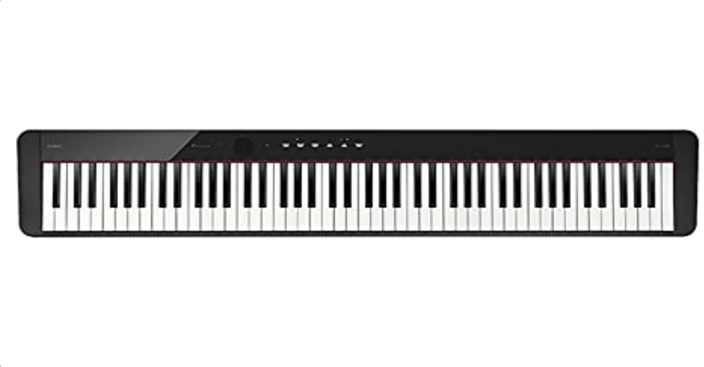 Casio Privia PX-S1100 – 88-Key Touch-Responsive Weighted Digital Piano | Ultra-Portable | Superior Sound | German Grand Tone, Bluetooth, Casio Music Space...