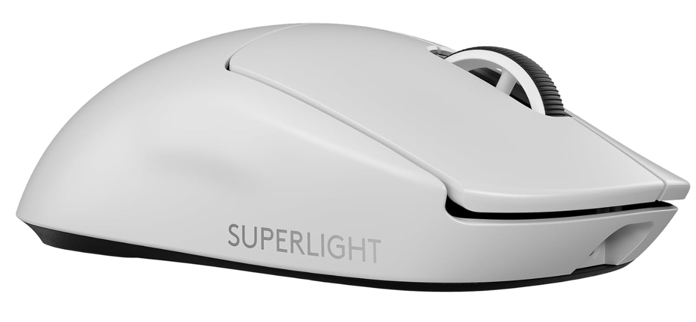 Logitech G PRO X Superlight 2 Wireless Gaming Mouse, 60g Pro-Grade with 5 Programmable Buttons, 44k DPI Sensor, 8kHz Report Rate, USB-C Charging for PC/Mac... 