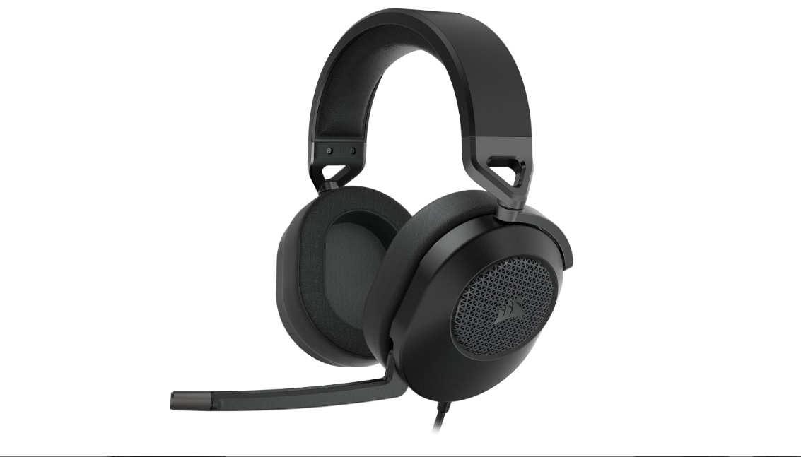 Corsair HS65 Surround Multiplatform Wired Gaming Headset – Dolby Atmos – SonarWorks SoundID – iCUE Compatible – PC, Mac, PS5, PS4, Xbox, Nintendo Switch,... 