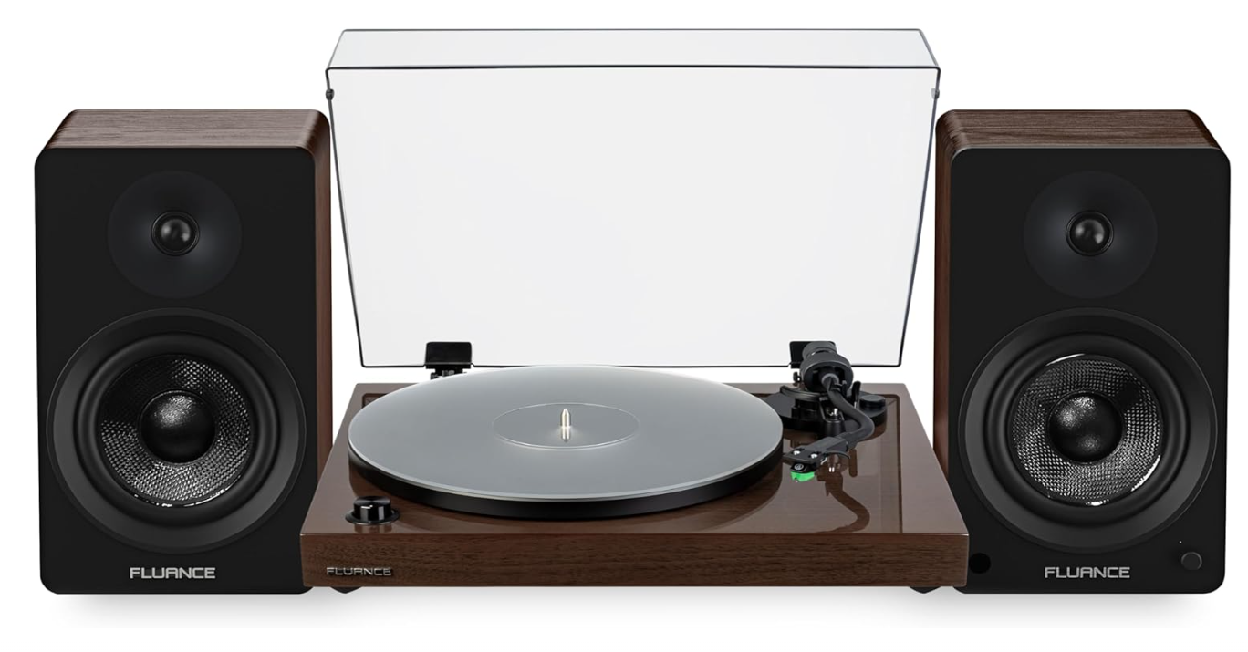 Fluance RT81+ Elite Vinyl Turntable and Ai61 6.5" Stereo Bookshelf Speakers Bundle: High Fidelity Sound, Detailed Audio Reproduction, Seamless...