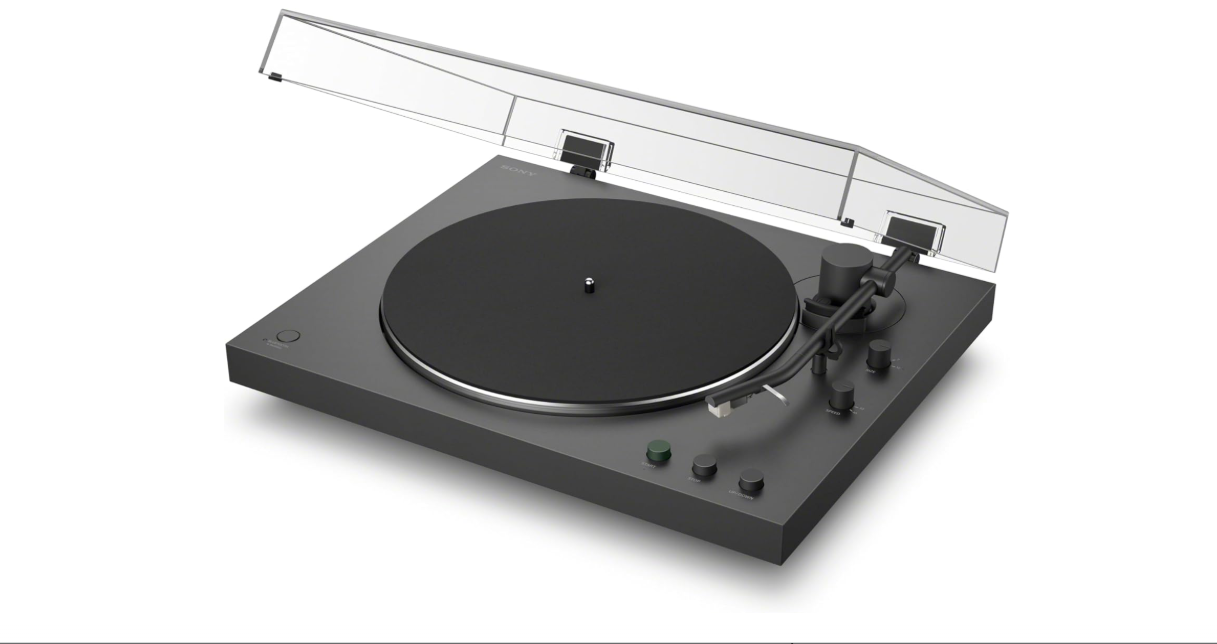 Sony PS-LX3BT Wireless Bluetooth Turntable (2026 Model) : Fully Automatic Belt Drive Vinyl Record Player with Built-in Phono EQ, Black 