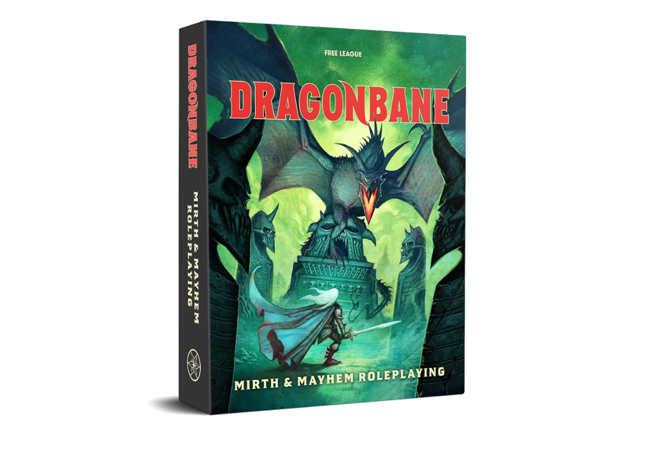 Free League Publishing Dragonbane: Mirth & Mayhem Roleplaying Game Core Set, Includes Dice, Rulebook, Adventures, Map, and More, RPG Tabletop Board Game...