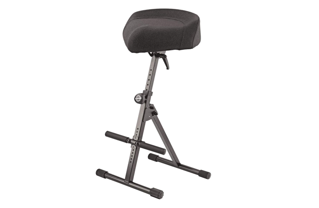 K&M - Konig & Meyer 14044.000.55 - Performance Stool - Ergonomic Seat Adjust Height/Angle - Adjust Footrest Position - Professional Grade for all...