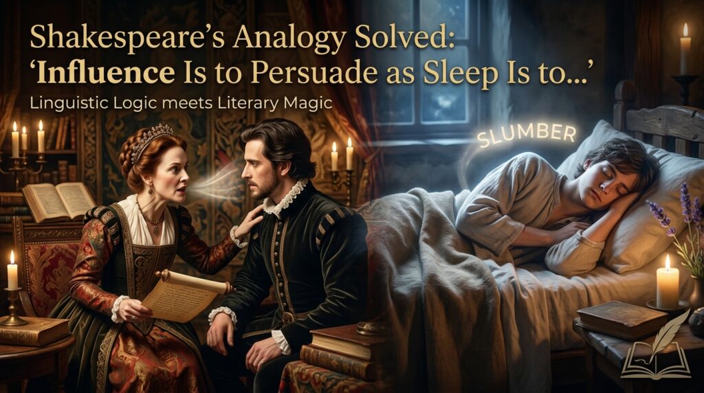 influence is to persuade as sleep is to