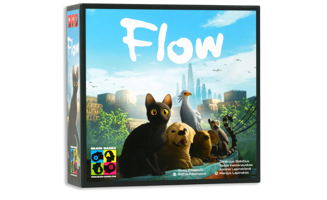Flow Cooperative Board Game – Strategy Game for 1–4 Players Ages 8+ | Work together in Flow to overcome challenges in an exciting cooperative adventure. 